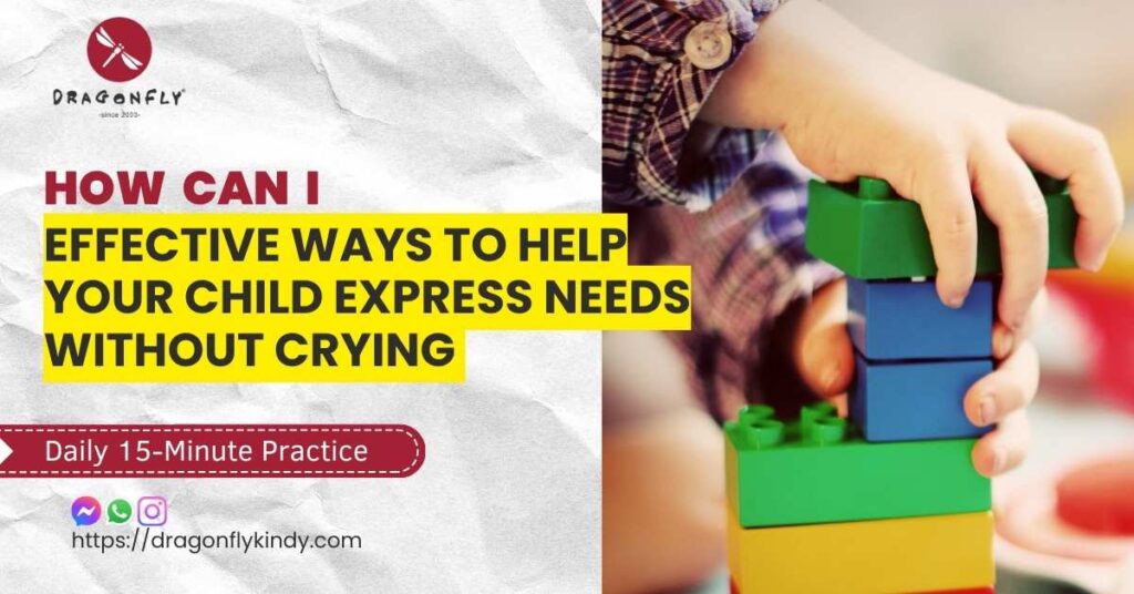 CHILD EXPRESS NEEDS - 15mins tutorial conversation practical - Dragonfly Preschool build self-reliant leader
